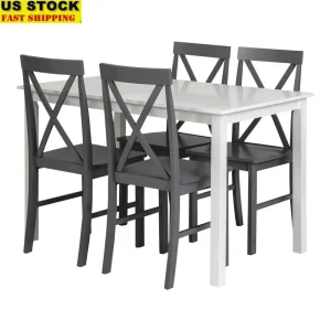 Farmhouse Wood Dining Set