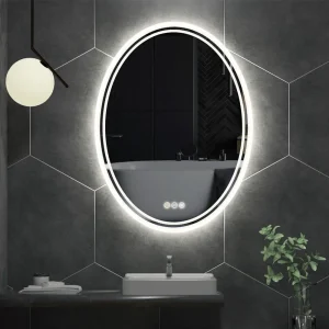 Oval Bathroom LED Mirror