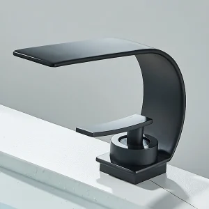 Waterfall Bathroom Sink Faucet