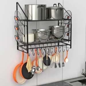 35 Inch Pot Rack