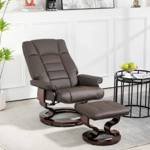 Swivel Recliner with Ottoman